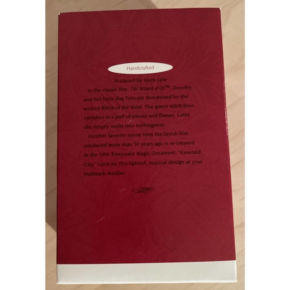 Hallmark Keepsake 1996 'Halloween’ Witch Of The West Ornament NIB - Picture 2 of 2